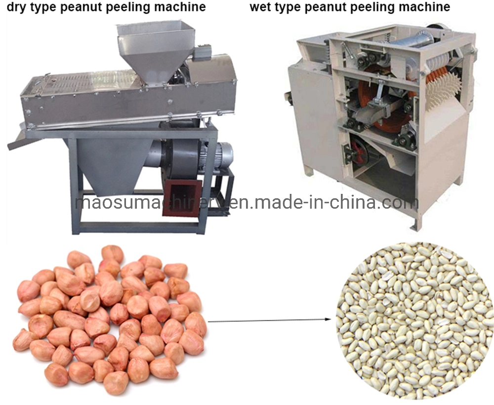 Electric Groundnut Red Skin Remove Removing Almond Nut Peanut Peeler Peeling Machine