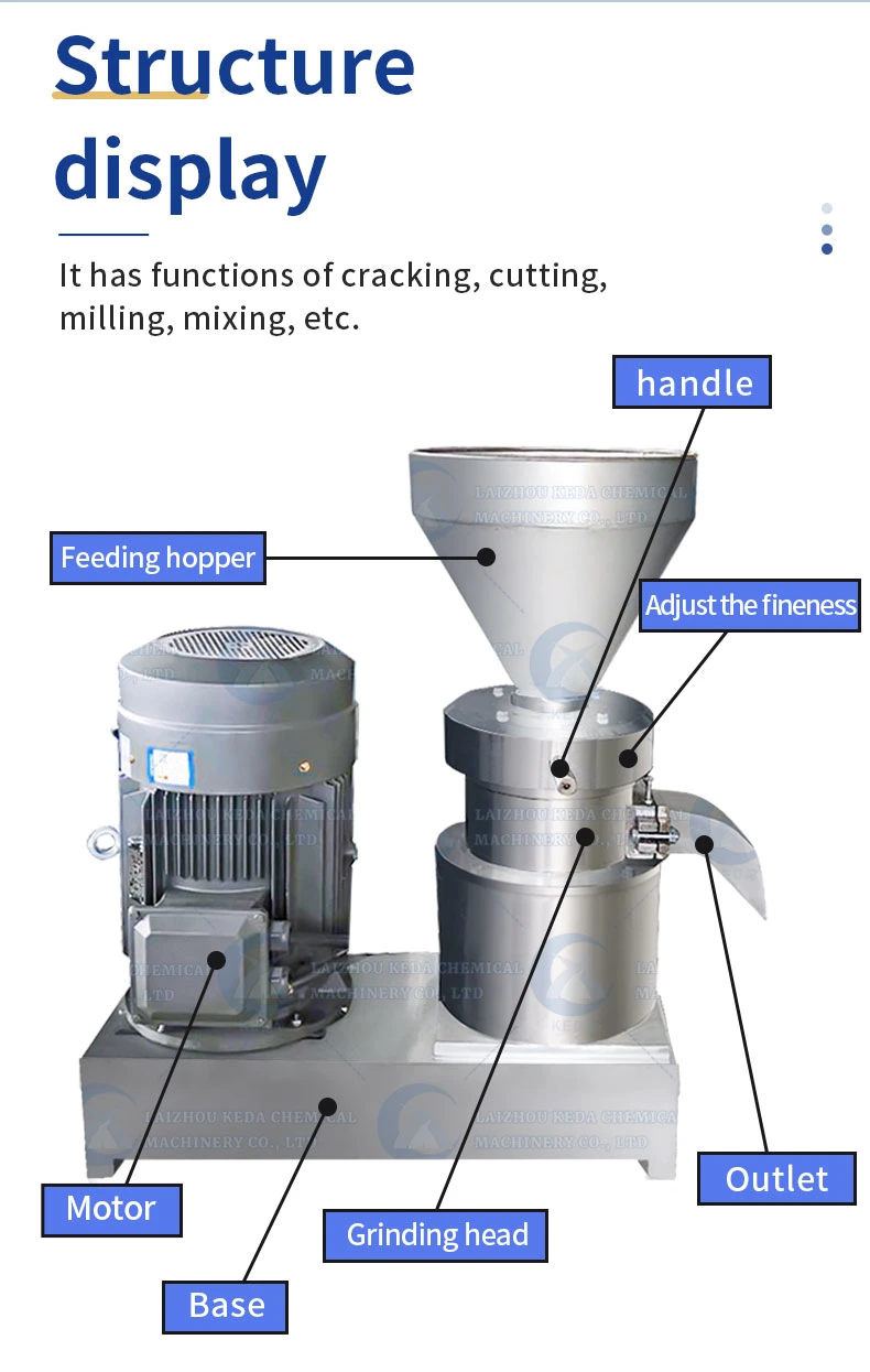 Peanut Butter Machine/ Bulk Peanut Butter Making Machine/ Nuts Butter Maker